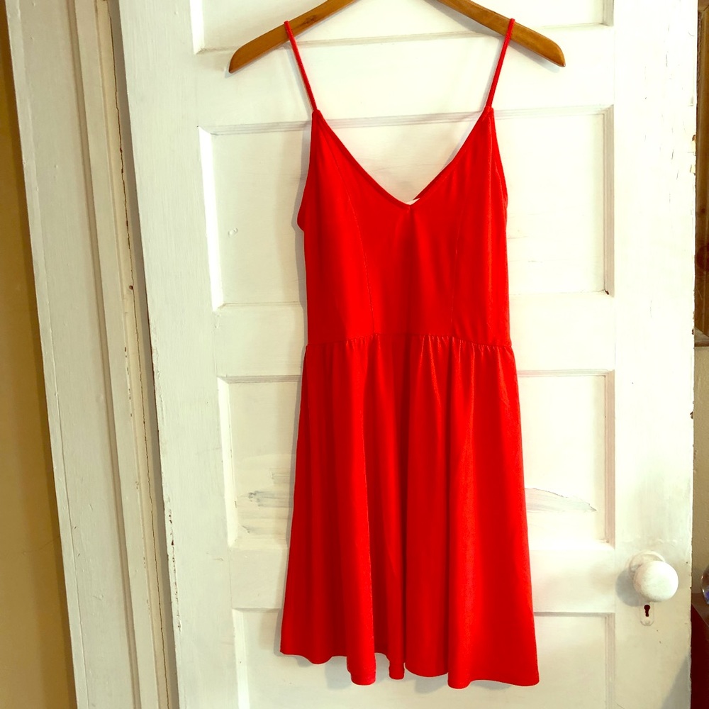 H&M lace up dress.